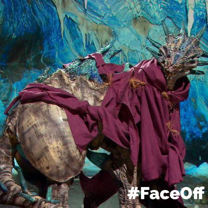 MissionControlM's tweet photo. #FaceOffFlashback: In a #FaceOff first, the artists were challenged to create an alien using TWO models. Jordan and Ben had the top look and Ben was the individual winner! #FaceOff #FaceOff2018 #FaceOff9 #seson9 #FaceOffWillReturn #FaceOffReturns https://t.co/jEwencZzZ0