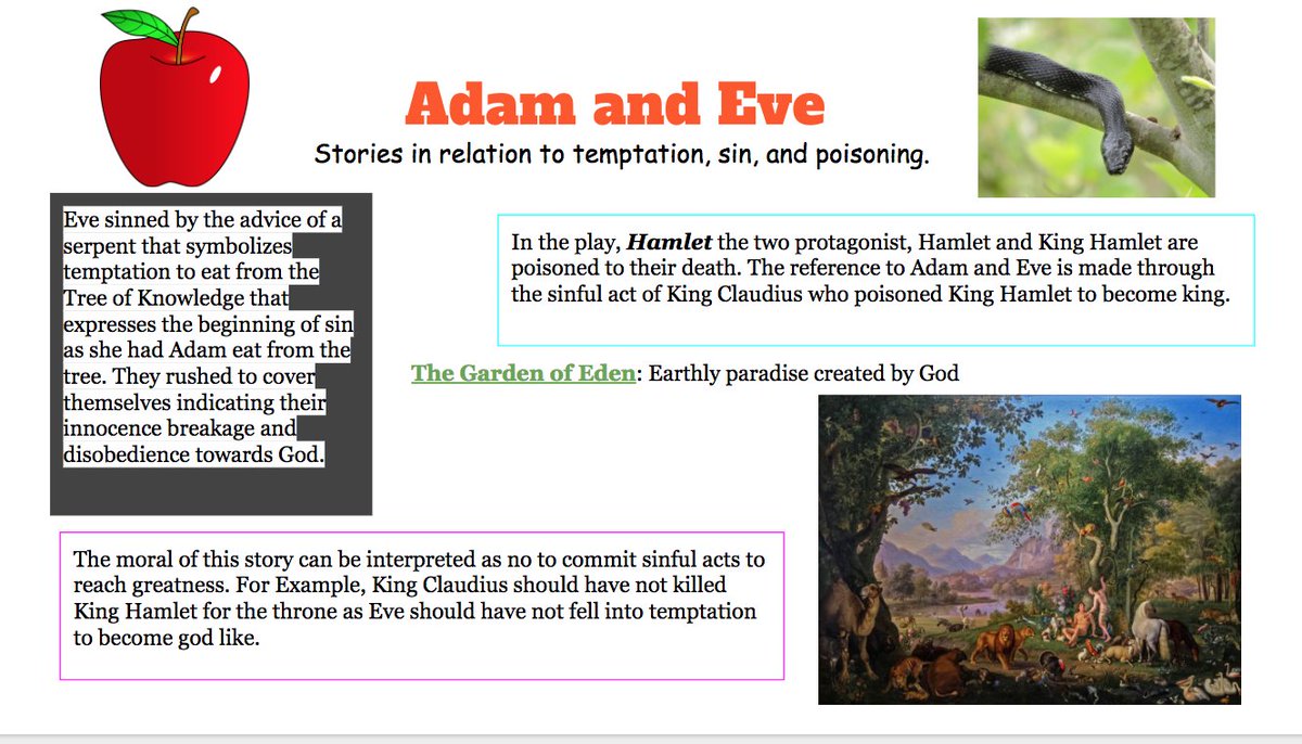 mtouceda's tweet image. End of the year doesn't mean its too late to try something new. As a review for my #APLit kids, I created a @Google slide deck with allusion categories only then invited my students to create the content slides.Thanks, @alicekeeler for things I learned at #CUE18 #StudentCreated