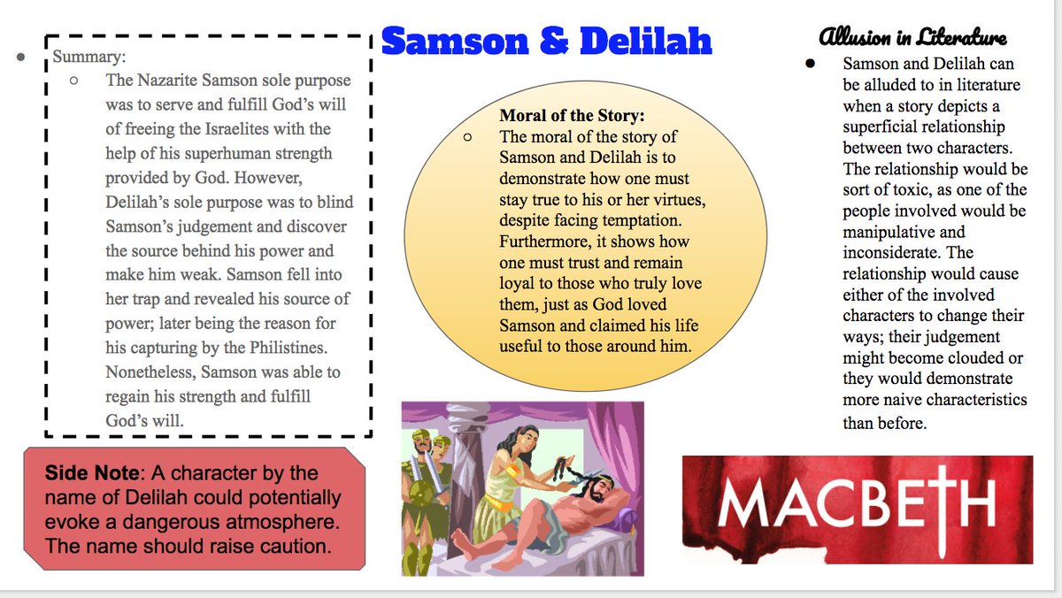 mtouceda's tweet image. End of the year doesn't mean its too late to try something new. As a review for my #APLit kids, I created a @Google slide deck with allusion categories only then invited my students to create the content slides.Thanks, @alicekeeler for things I learned at #CUE18 #StudentCreated