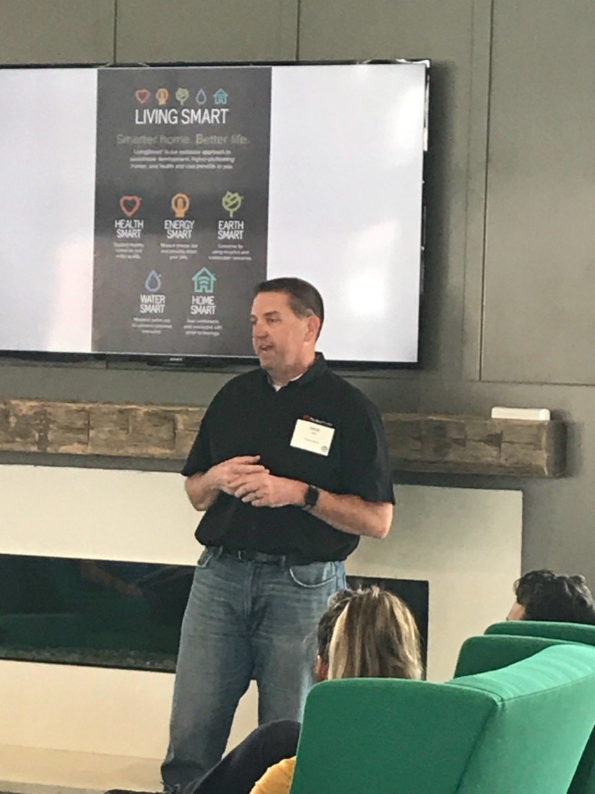 bialav's tweet photo. Yesterday, BIA-LAV's Events & Education Committee held a #LunchandLearn event celebrating #EarthDay and highlighting new innovations in #greenbuilding! Thank you to speakers from @DuctTesters, #PSOMAS & @PardeeHomes! Special shout out to sponsors; @PardeeHomes & @BioCleanGreen! https://t.co/sPcwsZMUOD