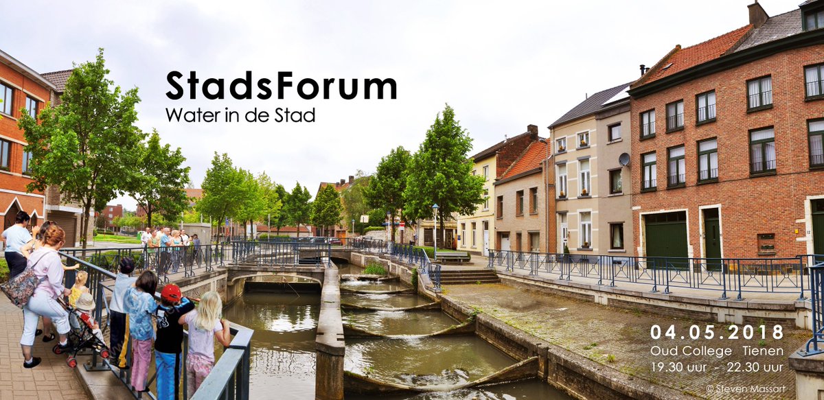 PhLiesenborghs's tweet photo. StadsForum #Tienen in het teken van water in de stad. Info: https://t.co/cYSKko7sAE @opgewekTienen https://t.co/gNTmtaP9ML