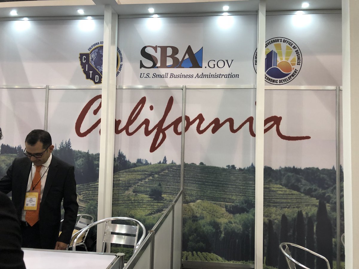 CITDsac's tweet photo. Thank you @CAGoBiz for facilitating a great California Pavilion @ExpoSeguridad ! Day 1 was so successful and we look forward to day 2! https://t.co/dJXyFY0yZt