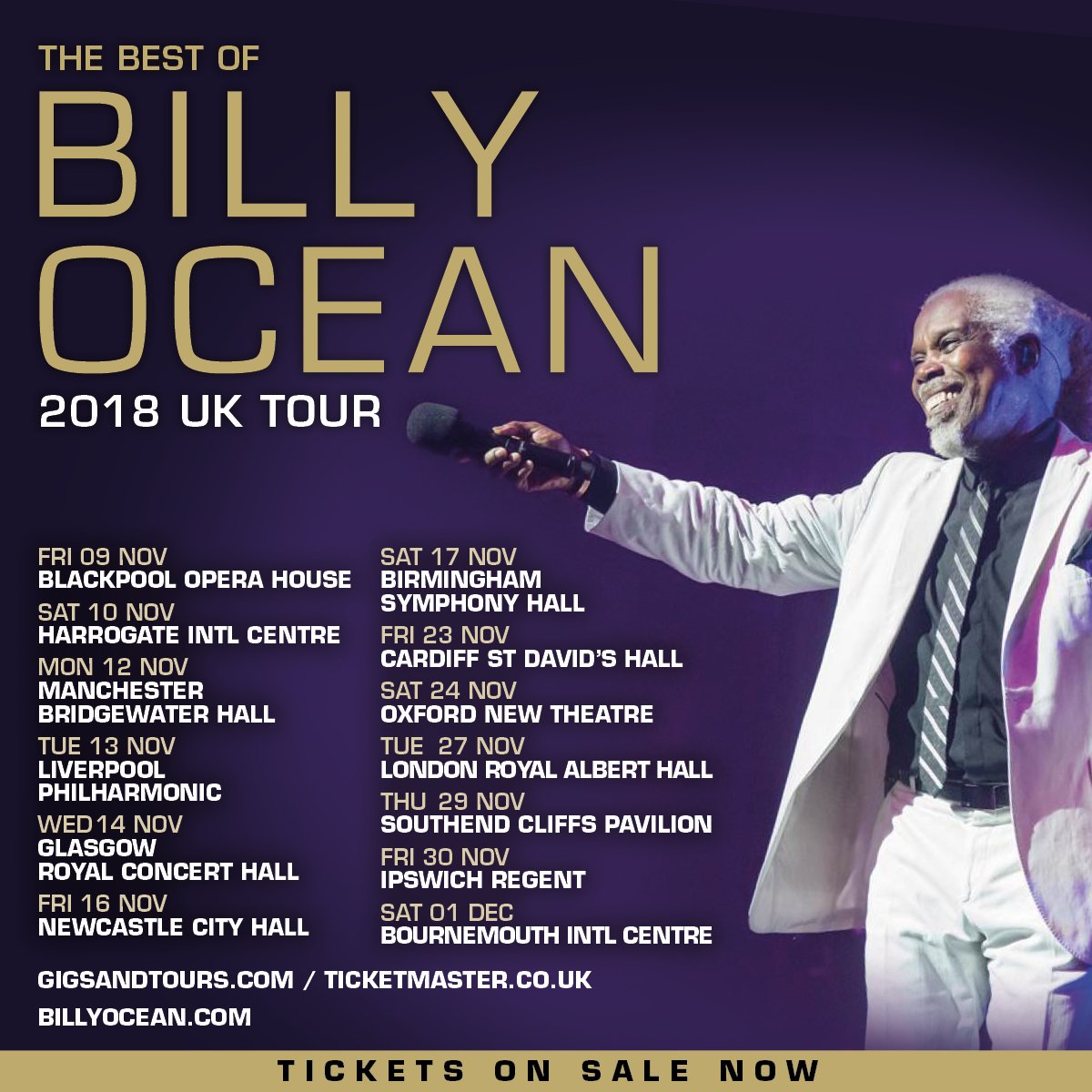 ‘I’m really looking forward to my UK tour next year, it’s going to be 13 party nights!’ - <a href="/MrWongo/">Billy Ocean</a>. Who's ready for a party night in <a href="/NewTheatreOx/">New Theatre Oxford</a>? atgtickets.com/shows/billy-oc…