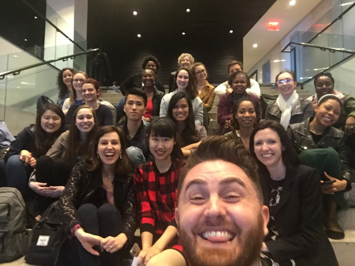 CauseGlobal's tweet photo. Terrific last class of the semester and Field Trip to @droga5 to have my COMMS students hear a wonderful case study and 'anatomy of a re-brand' of the Y; brilliant storytelling that infuses the realities and urgency of the times. Thank you, @Droga5! @CU_SPS_Nonprof @Columbia_SPS https://t.co/FSiEnS7zfR