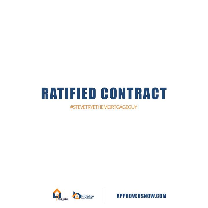 FidelityDirect's tweet image. A #ratifiedcontract is an executed agreement between you and the seller. You'll work your #realestateagent to get this done. Ratified contracts help us move closer to the clear-to-close stage on your #contract and submit the necessary items to get your final #loan approved.