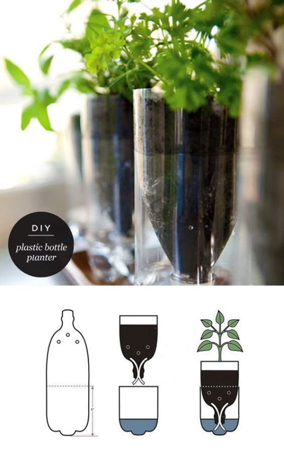 Green_FiveFive's tweet photo. #DIY : Second (or third or fourth) life of #Plastic Bottles. https://t.co/qq2uQVe5zp