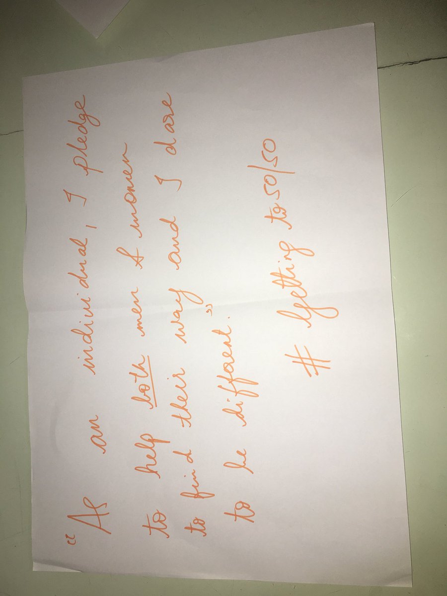 ValEdInitiative's tweet photo. We just celebrated #gettingto5050 and here are some of the awesome pledges taken by our group of amazing people

So what do you pledge today ? 
Reply on the post with “I am a part of change” and state your pledge.
#GenderEquality #Change https://t.co/3UID4LIZgQ