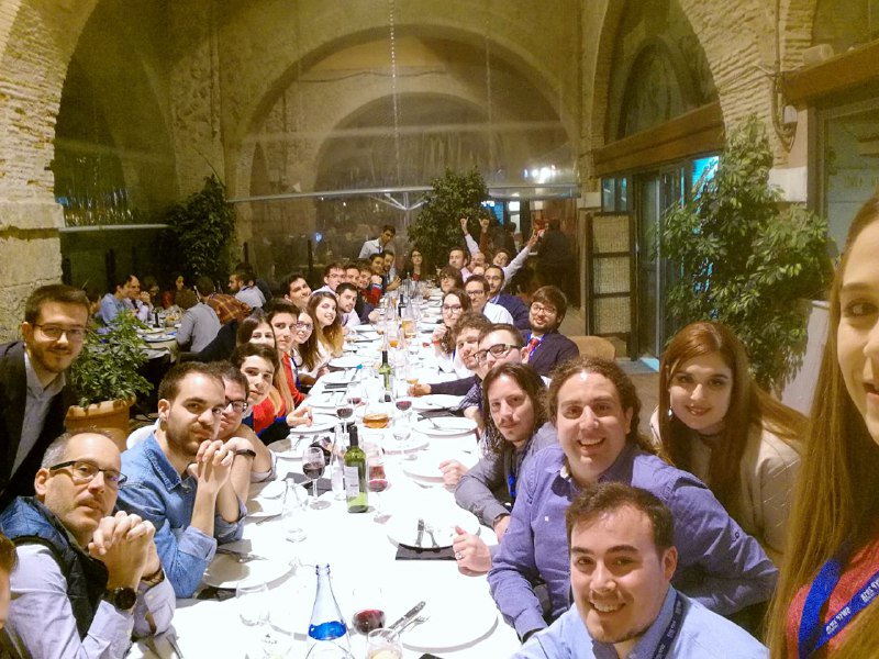 IEEEUPCT's tweet photo. #SWYP18 Networking @ramashispania y @IEEEYP_Spain #SomosIEEE #IEEE #SSRTeam https://t.co/wsJoBOGQrf