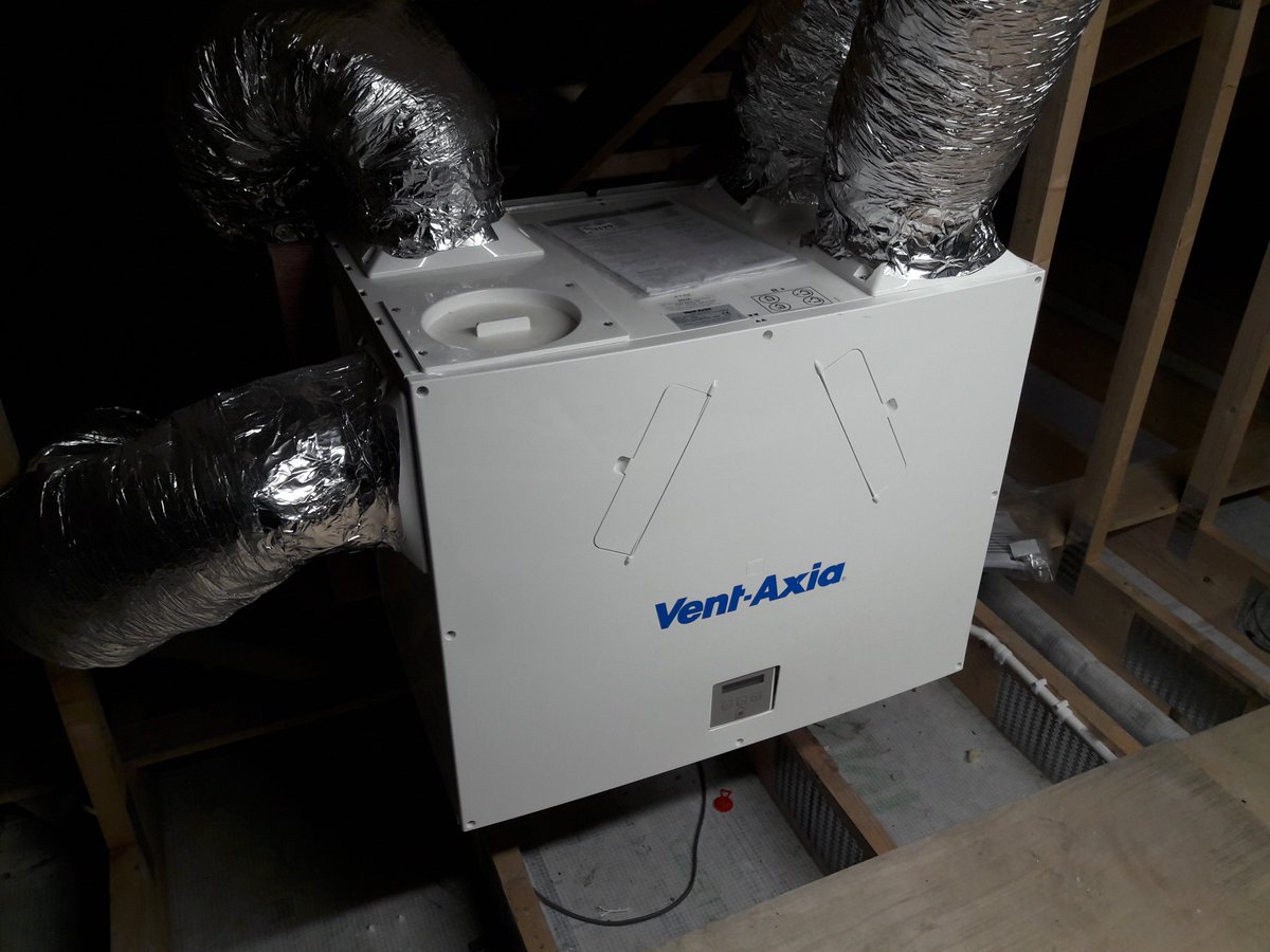 Ruby Architectural on X: The Vent-Axia Mechanical Ventialtion Heat Recovery  (MVHR) installed in the attic. Can't wait for it to be commissioned!  https://t.co/EHezGZnCGz / X