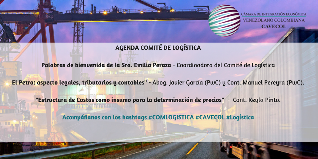 CAVECOL's tweet photo. Esta es la interesante agenda que tenemos para el día de hoy en nuestro #ComLogistica #CAVECOL https://t.co/uujufvw2Q7