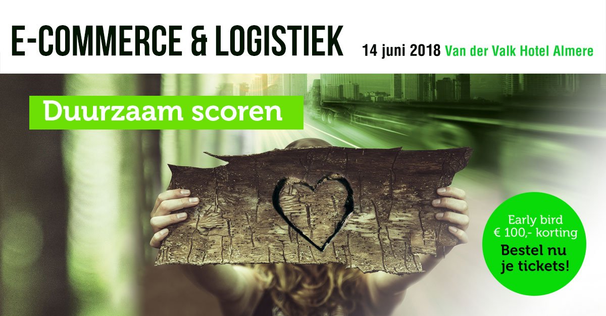 Je hebt nog precies 6 dagen om een early bird ticket te bemachtigen. Zien we jou op 14 juni? We vertellen je alles over duurzaam scoren. Bestel hier je tickets: ecommerce-logistiek.nl  #EL18