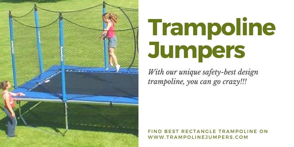 TrampJumpers's tweet photo. TrampolineJumpers is dedicated to deliver AWESOME TRAMPOLINE!!!
Our high quality standard as well as the ambition to innovation, best possible customer relationship and excellent reliability are mirroring in every single trampoline. https://t.co/w5WGePRQAb #rectangle #fun https://t.co/mnITNpOSX3