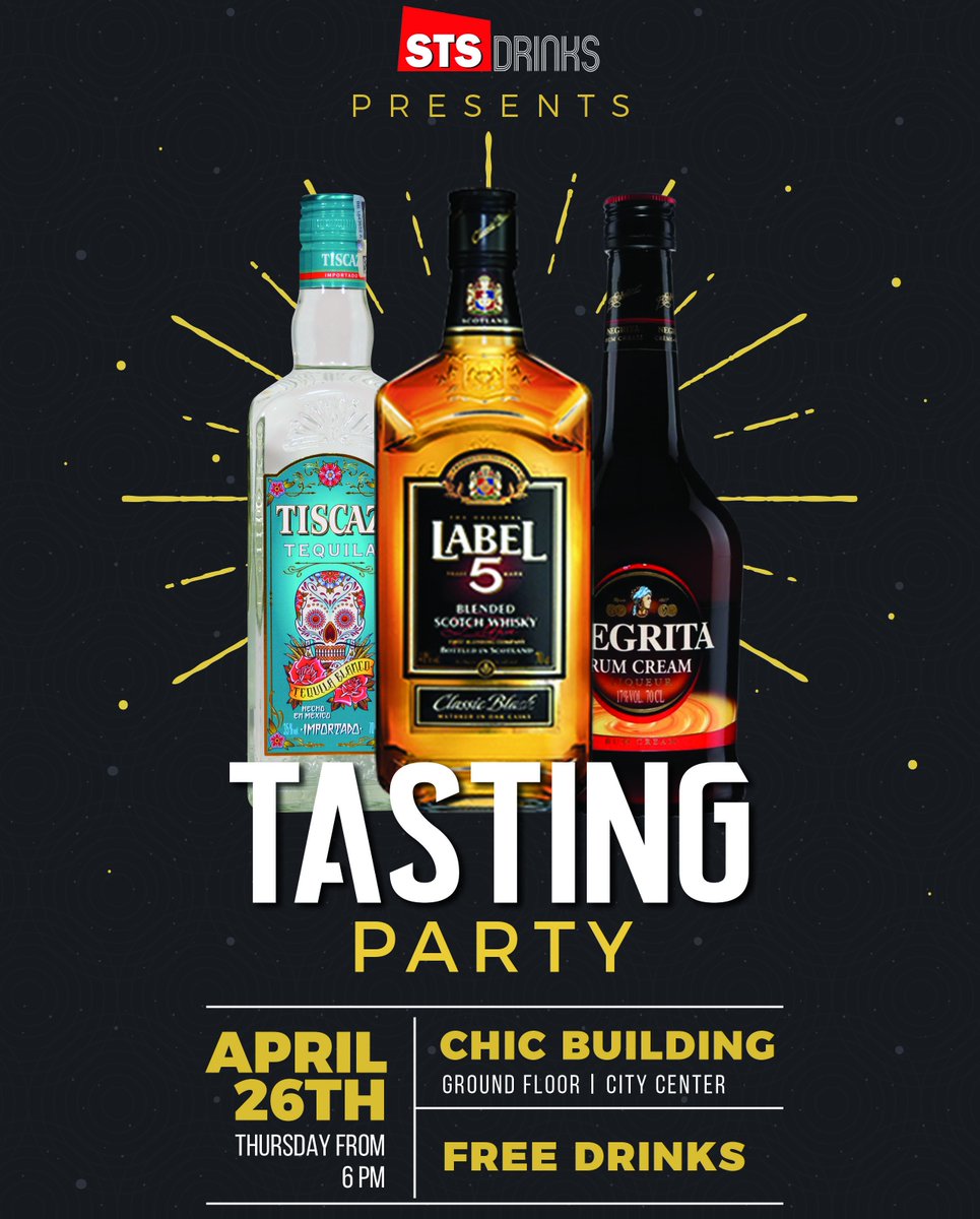 StsDrinks's tweet photo. #FreeDrinks Everyone | Dear Party and Tasting Lovers , Tomorrow Thursday is the Tasting Party at #StsDrinks from 6PM | 🍹 Free drinks| See you all ... Find us in #CHICBuilding | Ground Floor | City center or Call Us on : +250782655198 . https://t.co/JH4ijVLjnx
