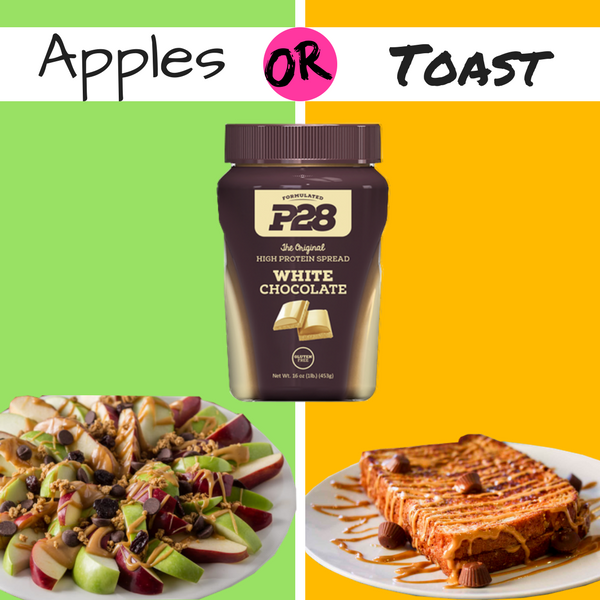 p28foods's tweet photo. #P28Nation we know you are #BornHungry! Head to our FB page and let us know your snack of choice with #P28 #HighProtein White Chocolate spread: Apples or Toast? One random winner will be selected on Thursday (04/26). #WinItWednesday #Protein #PeanutButter #Yummy #P28Foods #Snacks https://t.co/39qmni90qW