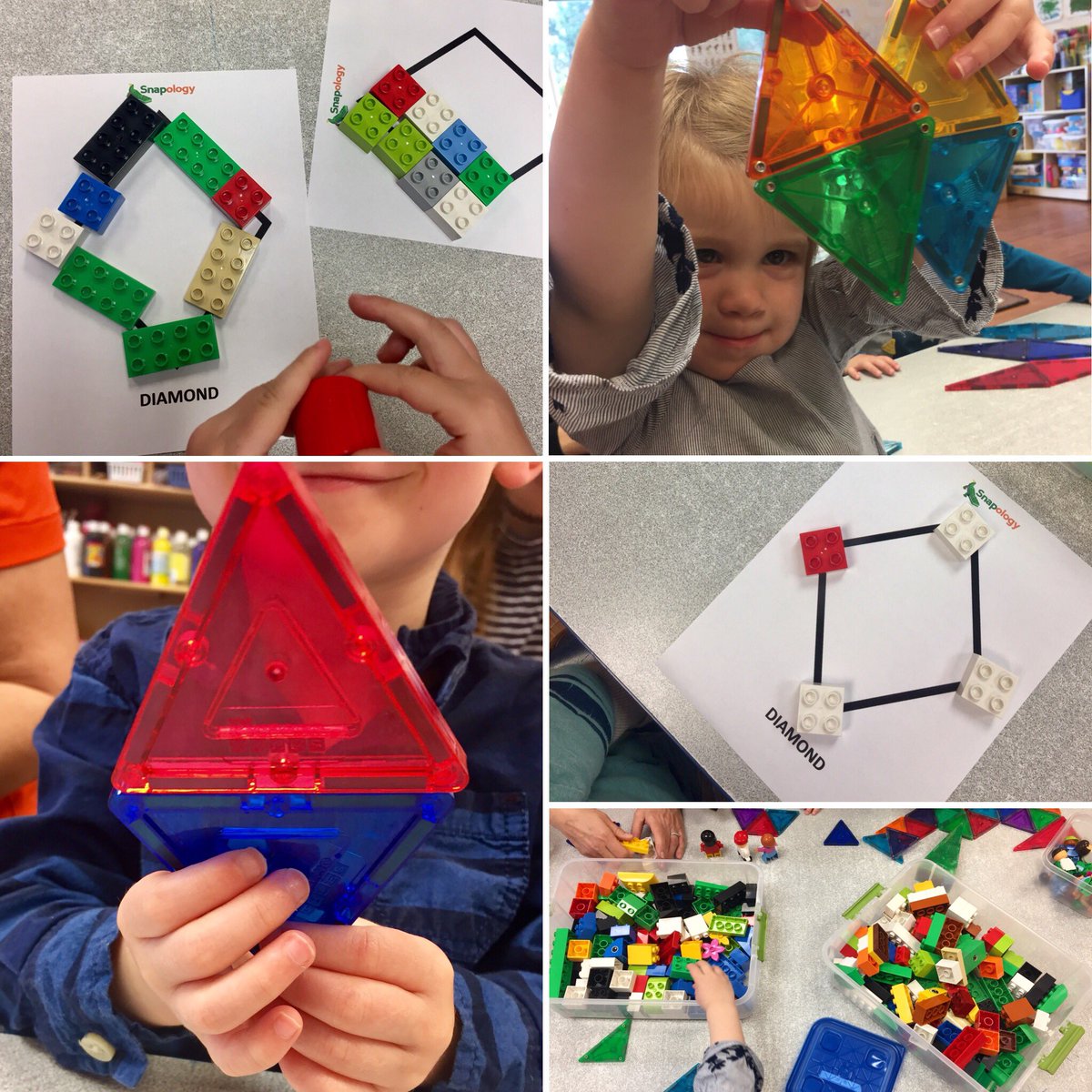 SnapMonmouth's tweet image. Learning all about diamonds with little ones at The Goddard School in Tinton Falls! #diamonds #diamondshape #shapes #preschoolers #stemeducation #steam #creativeplay #magnatiles #duplo #tintonfallsnj #monmouthcounty #monmouthcountynj #goddard #goddardschool #snapologymonmouth