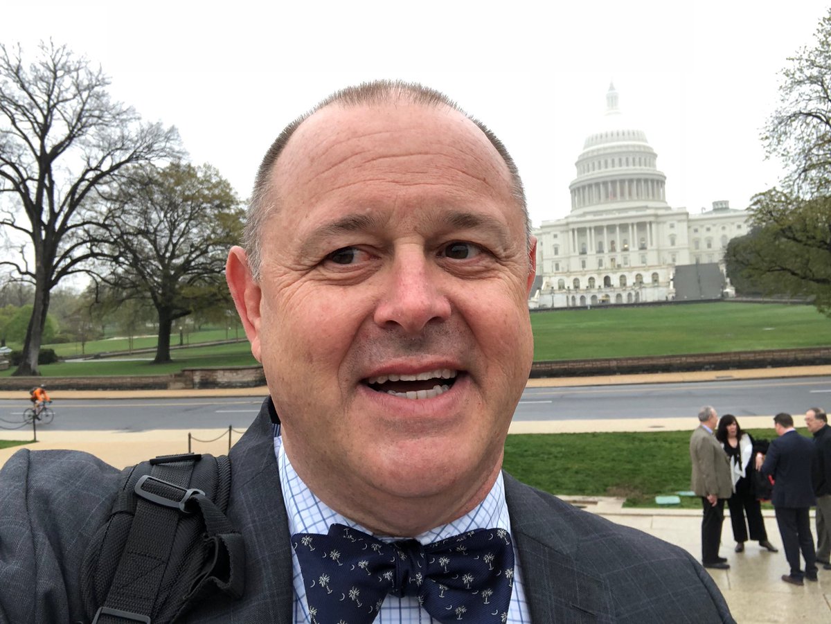 Looking forward to a great day on Capitol Hill -thanks to <a href="/MHFrankLtd/">M.H. Frank, Ltd.</a> for the killer Palmetto #bowtie #AARP2018
