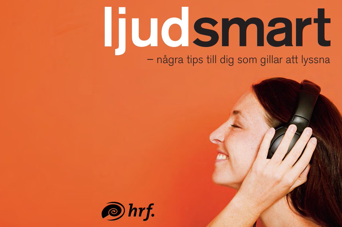 HRFriks's tweet photo. Idag är det Ljudmedvetenhetdagen, då ber vi dig tänka extra #Hörselsmart. I vår folder Ljudsmart finns flera tips till dig som vill vara snäll mot dina öron och gillar att lyssna. https://t.co/w4ITnmsB8q #tinntius #ljud #musik #oljud https://t.co/SLM5dfWBxf