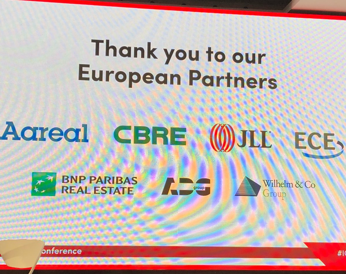 As #JLL we are proud to be among the European Partners of #ICSCEurope meetin in #Barcelona