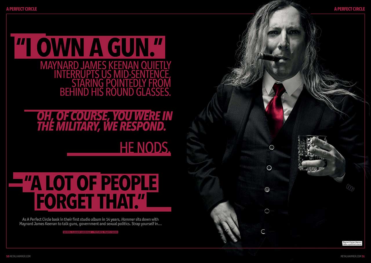 Twitter 上的 Metal Hammer Guns Sex Politics Nothing Was Off Limits In Our Eye Opening Interview With Maynard James Keenan Pick Up The New Issue To Find Out Why The Enigmatic Frontman Was In Rare Form