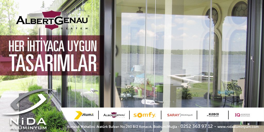 NİDA ALÜMİNYUM
📞0252 363 97 12
nidaaluminyum.com
📍HER İHTİYACA UYGUN TASARIMLAR...
#bodrum #nidaaluminyum #dogramakapı #penceresistemleri #sinekliksistemleri #giydirmecephe #aksesuar #kupeste #korkuluksistemleri #kısbahcesi #otomatikkapı #otomatikpanjur #garajkapısı