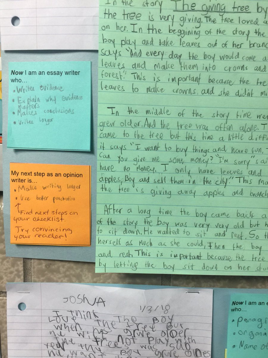 AnnaSheehan627's tweet photo. Student reflections show growth as writers in the hallways at PS 112! #tcrwp https://t.co/BbfDKTLg6i