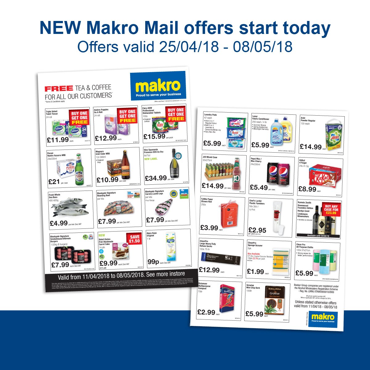 Don't miss our latest #makromail deals. Valid until 8th May 2018.