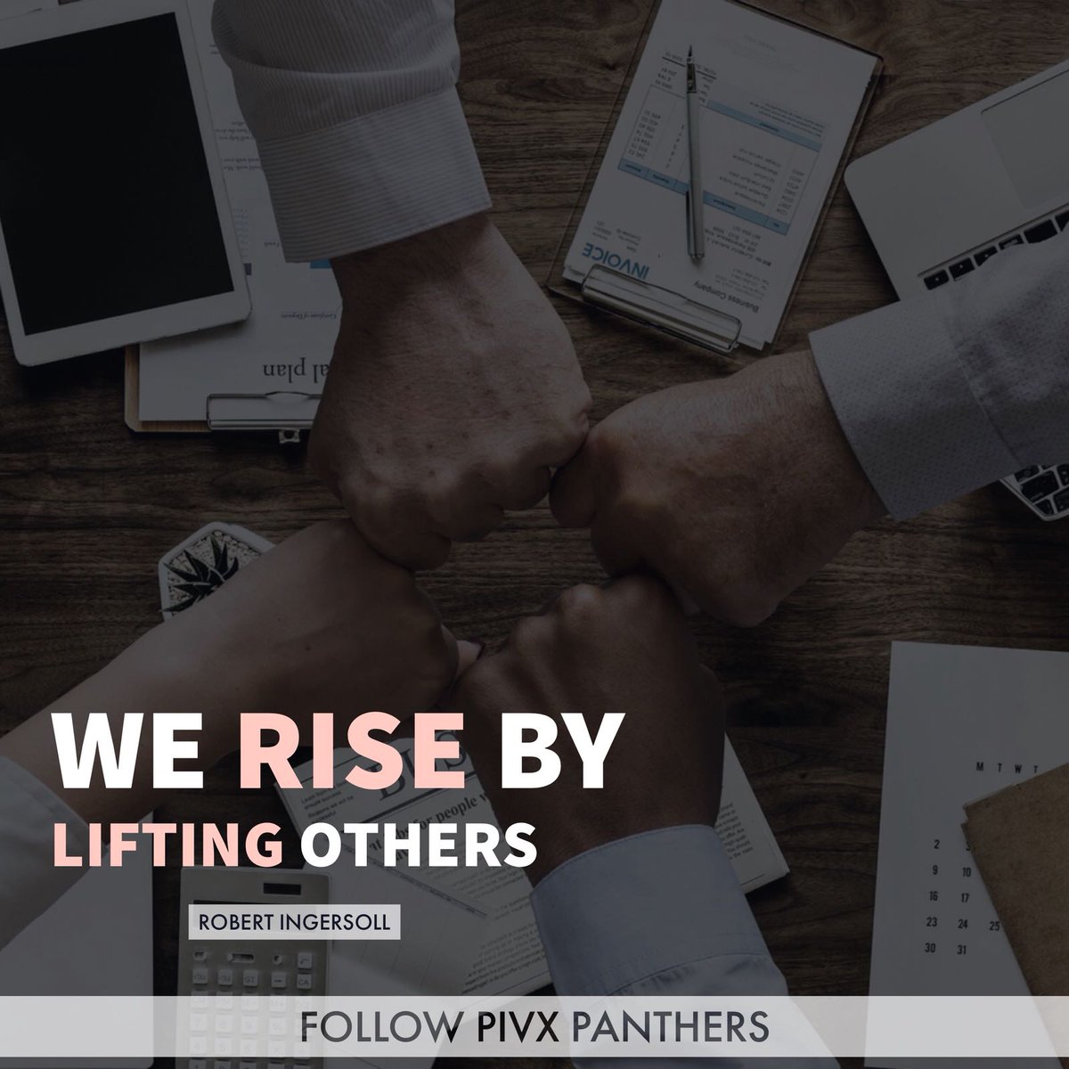 Pivx_Panthers's tweet photo. Good morning followers, here is a great quote by Robert Ingersoll. Please check out our other social media platforms! On all platforms search: @PivxPanthers https://t.co/XyoB5e9QLe