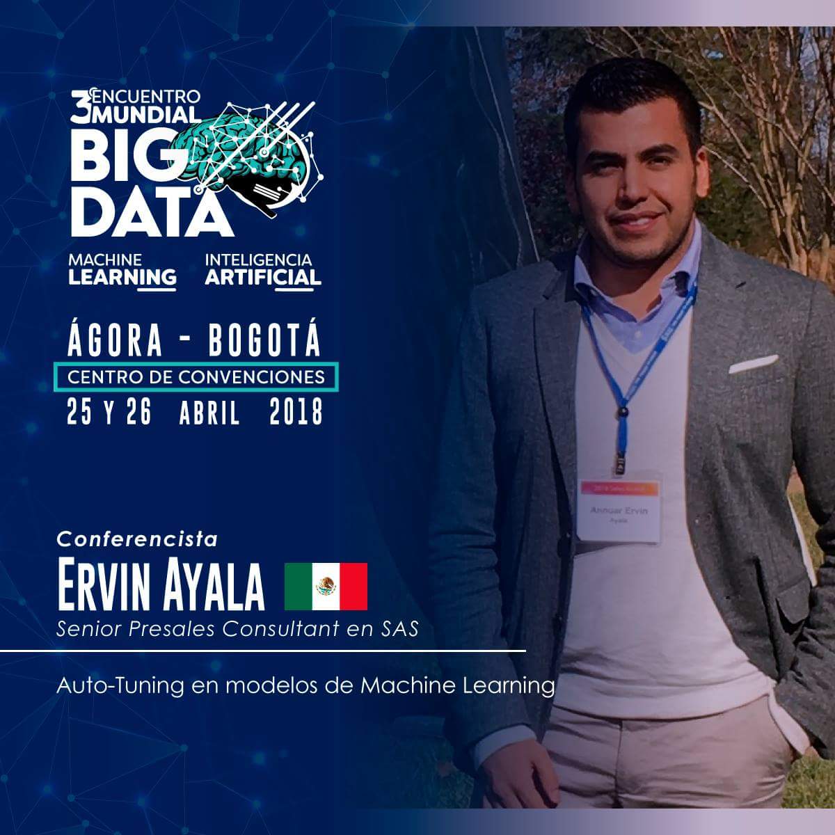 BigDataCol's tweet image. Una de las conferencias más interesantes del #EMBdata2018 con nuestro amigo @ervin_ayala de @Sas_Colombia ☝️💯👍👏 mucho éxito !!! #EMBdata @EMBdata @JoanDBaena