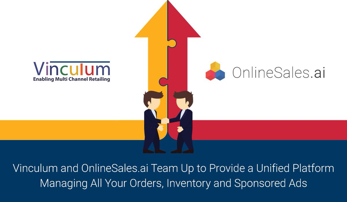Vin_Omnichannel's tweet image. Welcoming @OnlineSalesAI  to our rapidly growing network of channel partners!
Manage all Orders/Inventory &amp;amp; Sponsored #AmazonAds using a single interface. 
Avail 15% off on your ad spend today
goo.gl/ph7ynW
#StrategicAlliance #AmazonSponsoredProducts #eCommerceMarketing