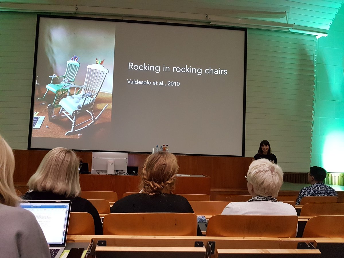 SannaPudas's tweet photo. Sync people by making rock chairs in same space. Should we get few to the office? @katrisaarikivi
#HKISDNC18
#tietodesign https://t.co/wT0heRumVK