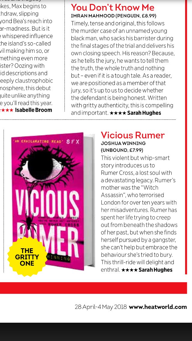 JoshWinning's tweet photo. Rumerโs in @heatworld magazine! ๐ Thank you! #RumerHasIt #ViciousRumer https://t.co/Yg4zP8GaT1
