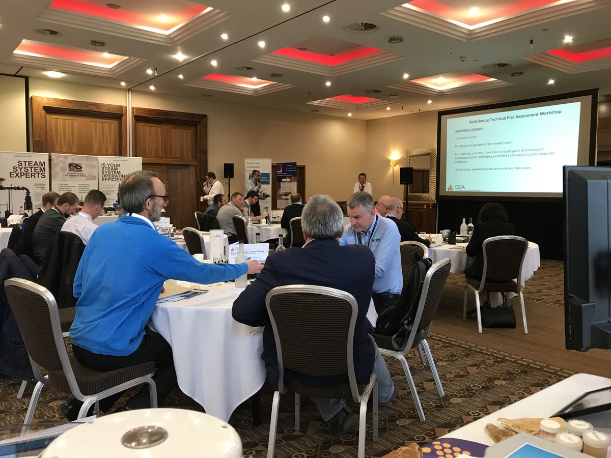 It’s the CEA Boilerhouse Technical Risk Assessment conference at Crewe Hall today and Deep Water Blue have two speakers!