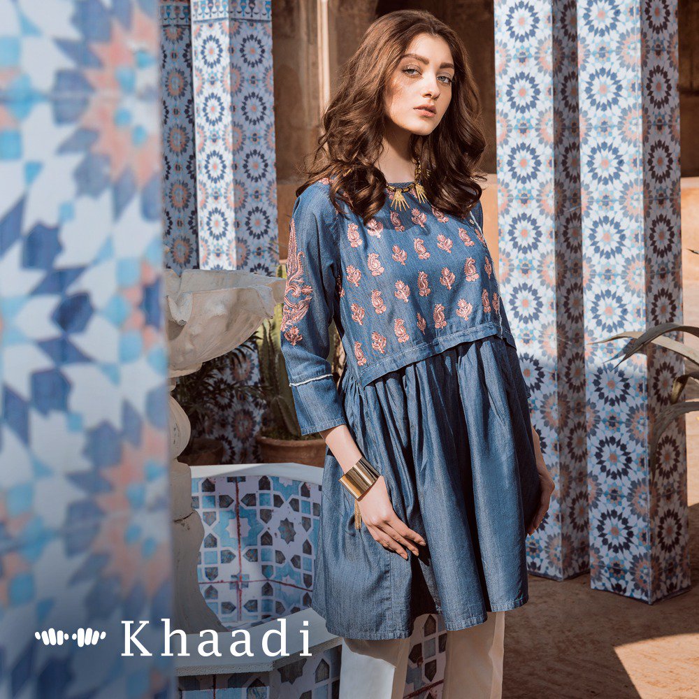 khaadi denim 2018