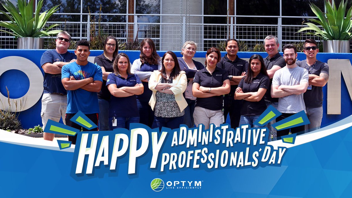 OptymLE's tweet photo. Happy Administrative Professionals’ Day! 💌 Thank you for all your hard #work and attention to detail. We couldn't function without you. #administrativeprofessionalsday #appreciate #optym https://t.co/sBrm4eIuiu