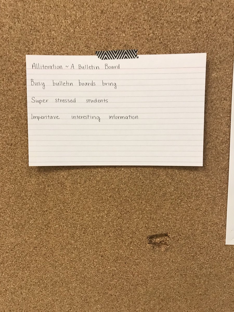 henkle_a's tweet photo. Alliteration ~ A Bulletin Board #RandomActsOfPoetryWHS https://t.co/UUDWLvdOt6