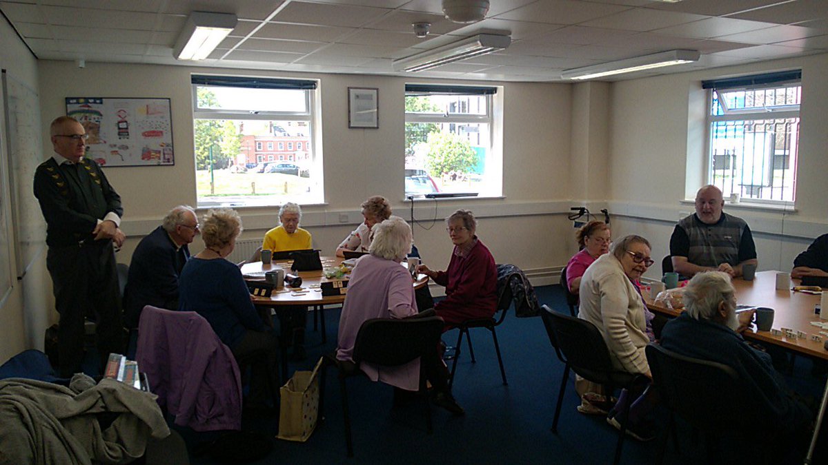 LFBHavering's tweet photo. @HaveringMind utilising #Hornchurch #fire station #community room. Are you a #nonprofit #organisation that would like to use our community facility? Then please get in touch. #OurCommunity #YourFireService https://t.co/fD2dMsZm5Y