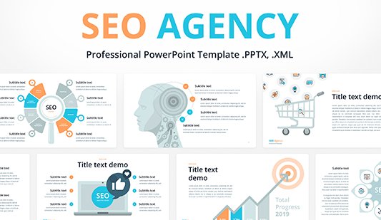 👍 New PowerPoint Presentation Template 'SEO Agency': 90 Unique Slides, 10 pre-made color, full/ no animation, only editable shape. Download now! 🔗 hislide.io/product/powerp… #seo #agency #powerpoint #template