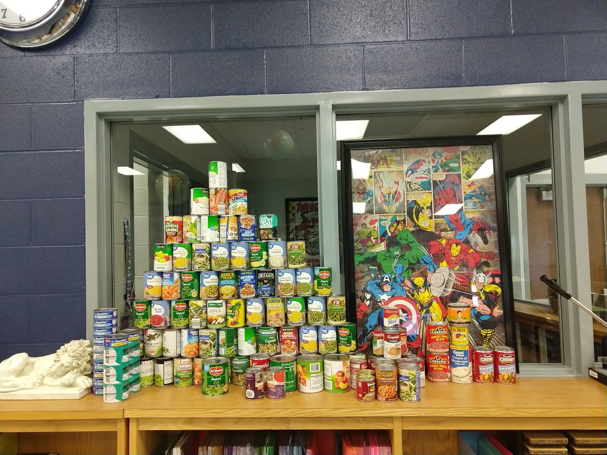 NHSLionslibrary's tweet photo. Great 1st Food for Fines drive! https://t.co/swspGj0rn5