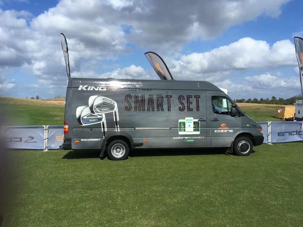 Come swing the new Cobra King F8 and FMAX woods and irons on the outdoor range in Hudson on Friday, April 27th from 12:00 - 4:00 pm.  Representatives from the Cobra Tech Van will be onsite to custom fit you to a new set of clubs.