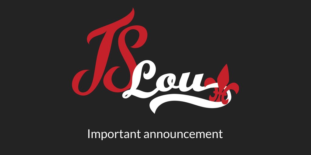 fufroom's tweet photo. I am stepping down after over 4 years of organizing the JSLou meetup. I have taken on too many responsibilities, &amp; I am trying to focus. Not to worry, future is bright for JSLou! Read more &amp; see how you can get involved here: https://t.co/Z0FrtwvKns https://t.co/YoYB231hFk