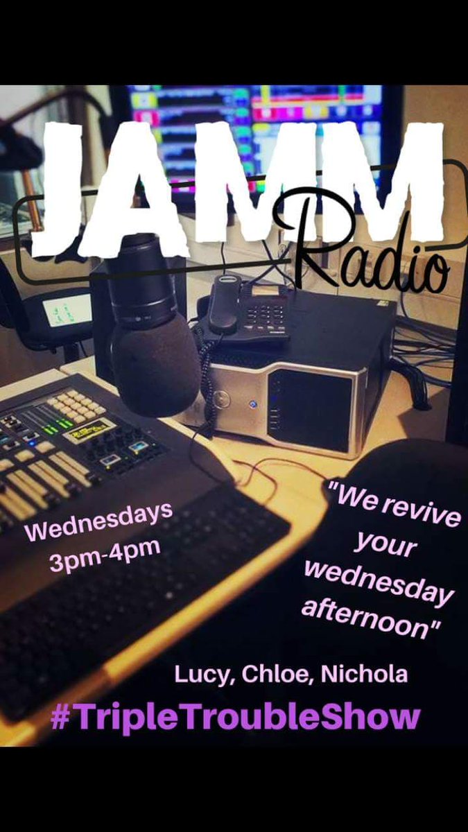 JAMM_Radio's tweet photo. Tune in to the Triple Trouble Show on https://t.co/8PABflJhFz https://t.co/WTatjqEeeH
