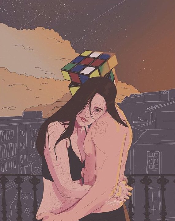 telling someone you’re not ready for a relationship but expecting them to give you relationship benefits is abuse. it’s confusing, it’s hurtful. —@byRHSin 

artwork by Nono Astro Irareza
