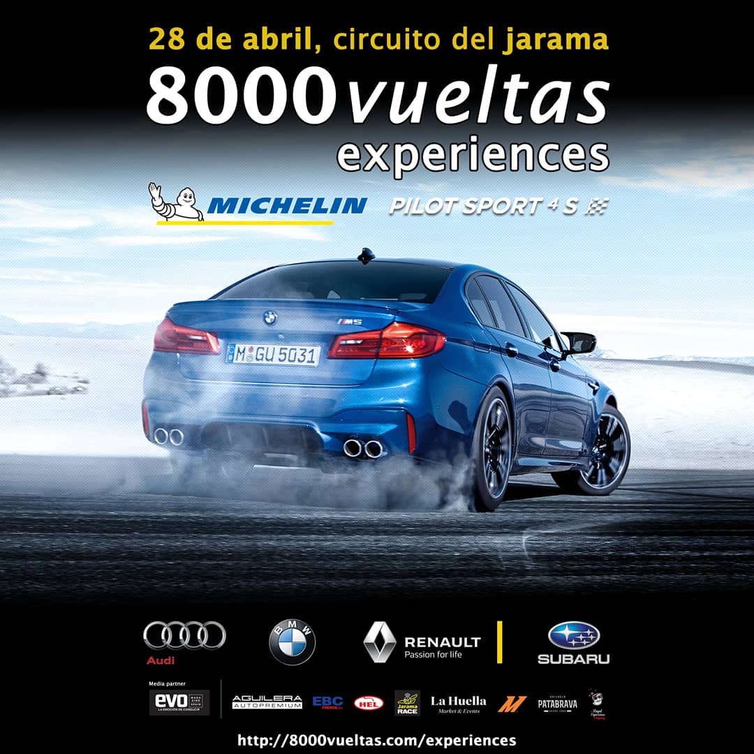 8000vueltas's tweet photo. Última oportunidad, hoy hasta las 12  😎😎😎

 ➡️¡GANA UNA VUELTA COPILOTADA AL JARAMA EN UN M5 DE 600 CV! El próximo sábado 28 de abril. 
Retuitea y podrás ganar una de las 3 vueltas copilotadas en un M5 de 600cv

#8000vueltas
#8000vueltasMichelin
#Michelin
#Pilotsportcup2 https://t.co/qDVrBas3t5