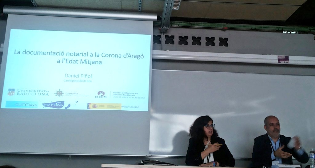 beggpons's tweet photo. S.II amb la ponència del professor #DanielPiñol
"La documentació notarial a la Corona d'Aragó a l'Edat Mitjana"
#CIRCVM #IRCVM #Notariat #medievaltwitter https://t.co/uvzn8LsDEQ