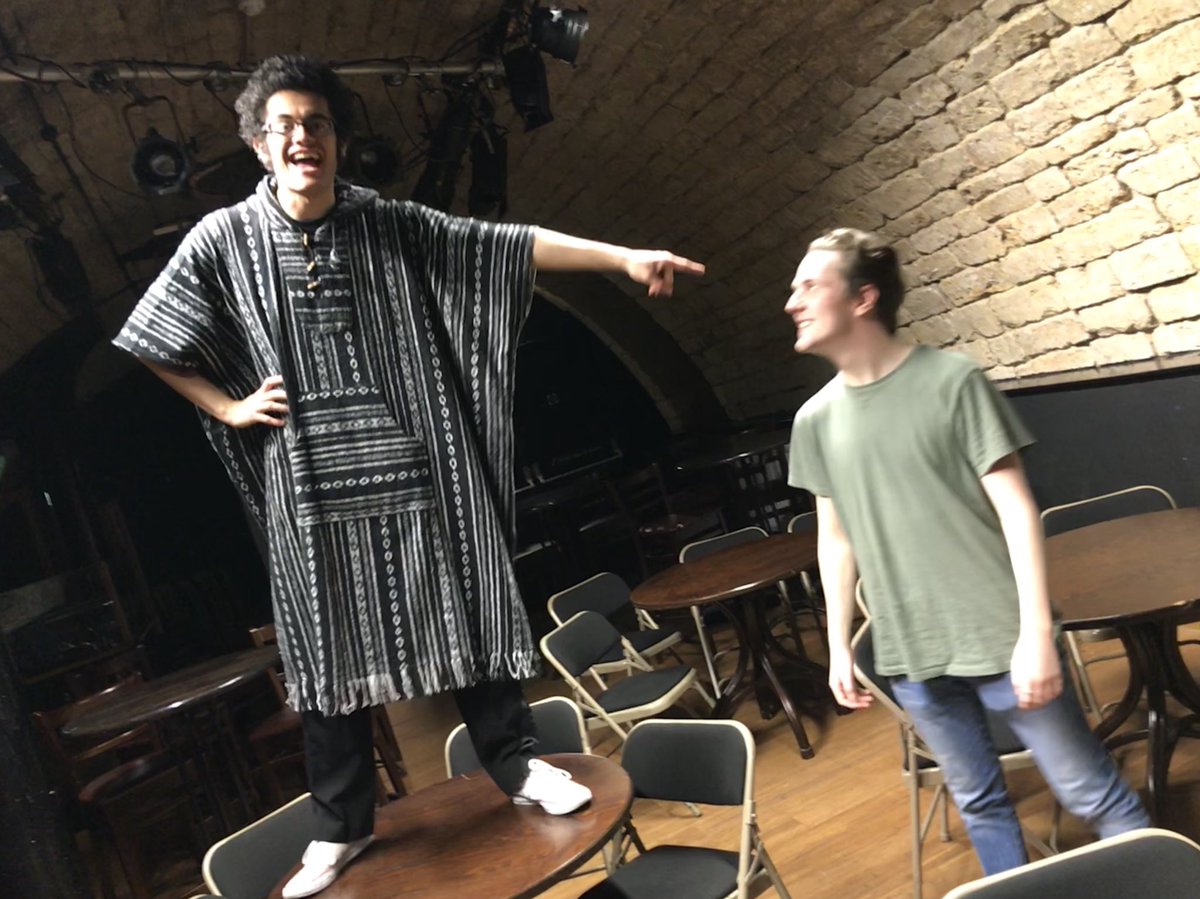 josh_rennie's tweet image. Rehearsals are well under way for our show ‘Seeing What Sticks’. Our first performance is on 12th May at 8pm #SeeingWhatSticks #SketchShow @Inbetween_Jobs @SparkFestBath @bathspalive @TheatreBath @BurdallsYard