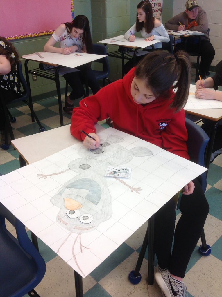 kampbell66's tweet image. @TATwolves @NLESDCA Day 2 scaled diagrams/posters are starting to take shape in Math 9 #scalefactor #mathisfun #scalediagrams