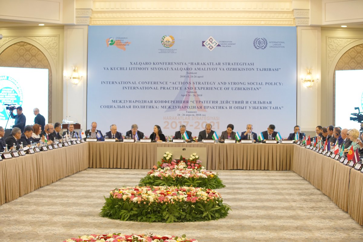 andremh21's tweet photo. Pleased to be at the International Conference on "Action Strategy and  Strong Social Policy: International Practice and Experience of #Uzbekistan ". Good opportunity to promote #DecentWork and #SocialJustice https://t.co/tuUt5vic4M