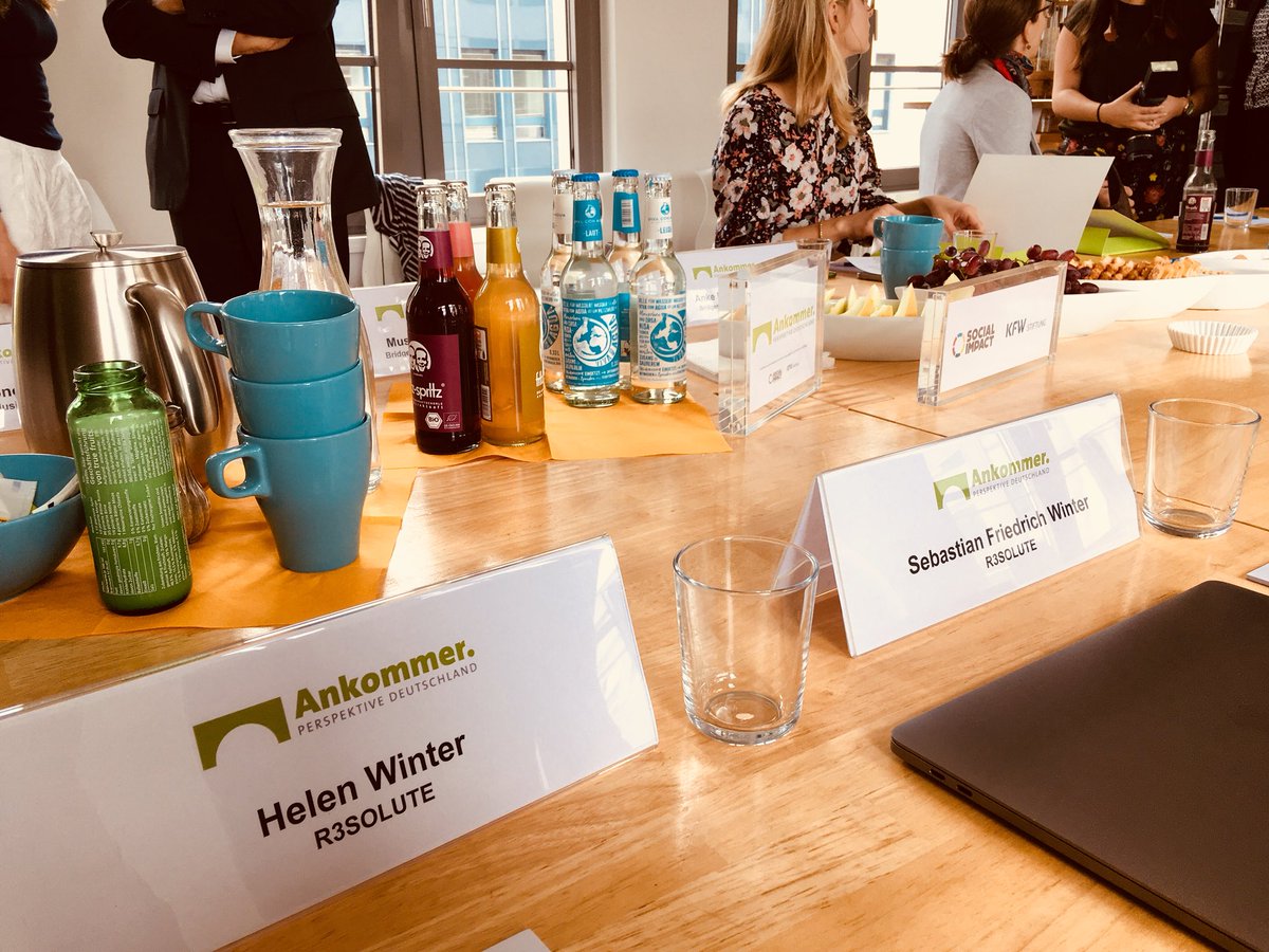 SebastianWinter's tweet photo. First Press Conference with #R3SOLUTE - #Respect #Relate #Resolve ✅ 📸 Thank you to @socialimpactlab @KfWpress @faznet and others! https://t.co/BH9wNQxpX8