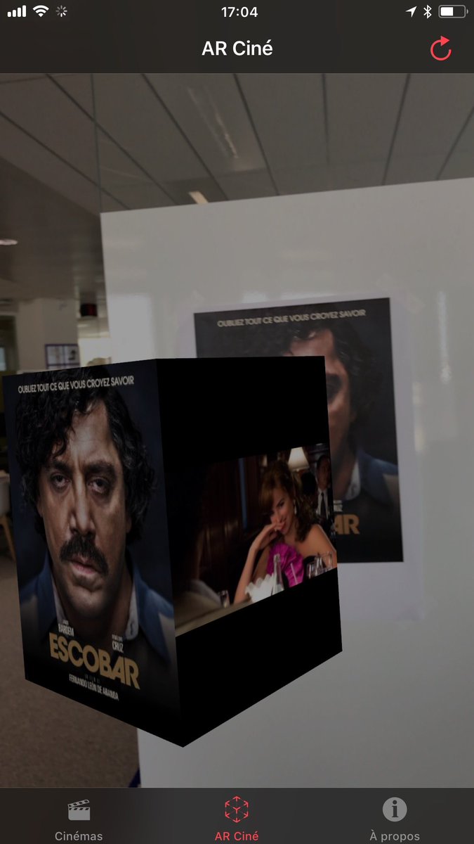 NEW APP : AR Ciné sur #iOS
avec <a href="/ARCineApp/">AR Ciné</a> découvrez les films du moments autrement !
apple.co/2HXfsZd
bit.ly/2HrDLxt
<a href="/Orange_France/">Orange France</a> <a href="/Orange_Future/">Hello Future</a> #VR #VirtualReality #AR #AugmentedReality #cinema #films #PZCUP2018 #trailers #cineday