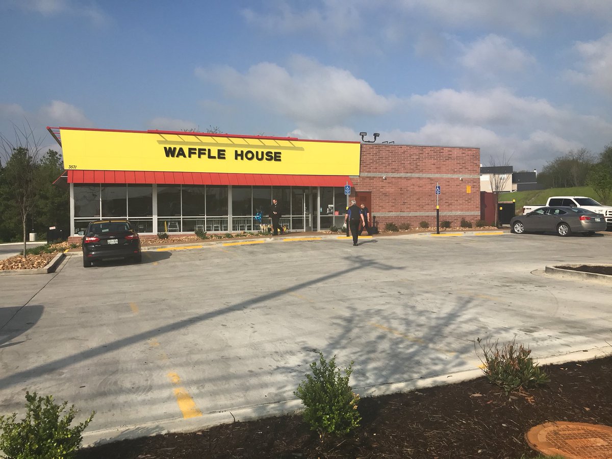 BREAKING: For the next month, 100% of the sales at this <a href="/WaffleHouse/">Waffle House</a> will go to the victim’s families (both deceased and living)